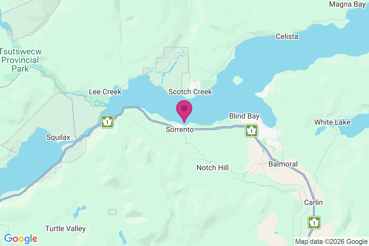 Blind Bay map