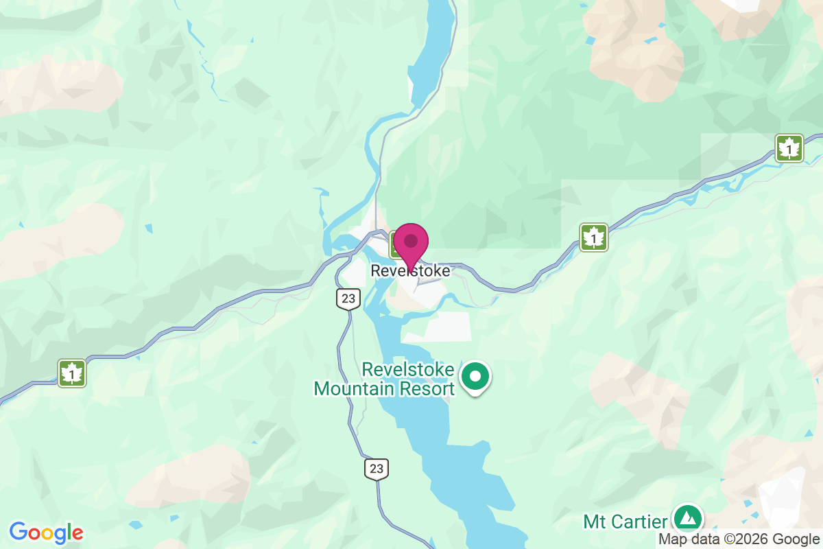 Revelstoke map