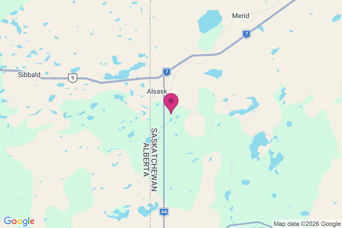 Alsask map