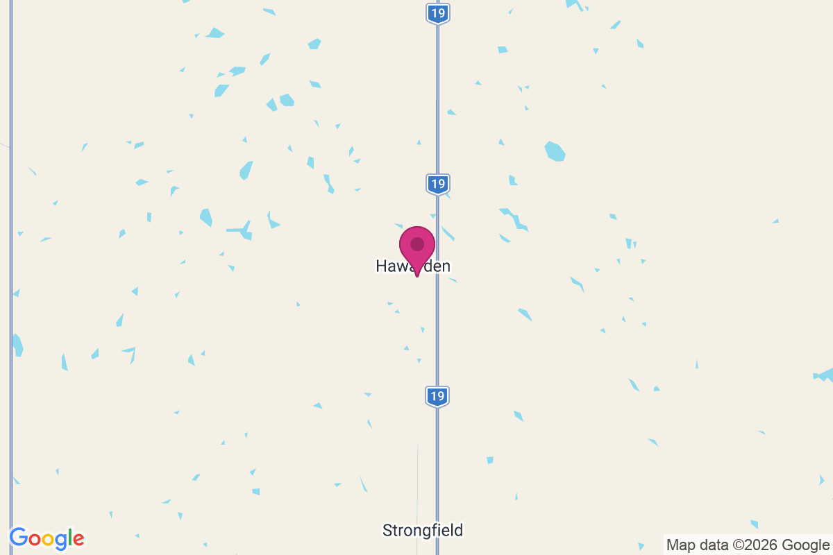 Hawarden map