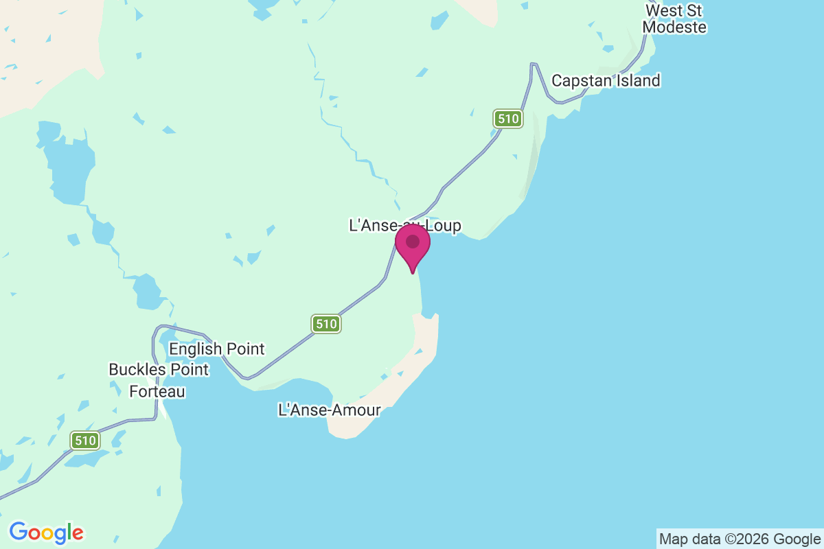 Anse au Loup map