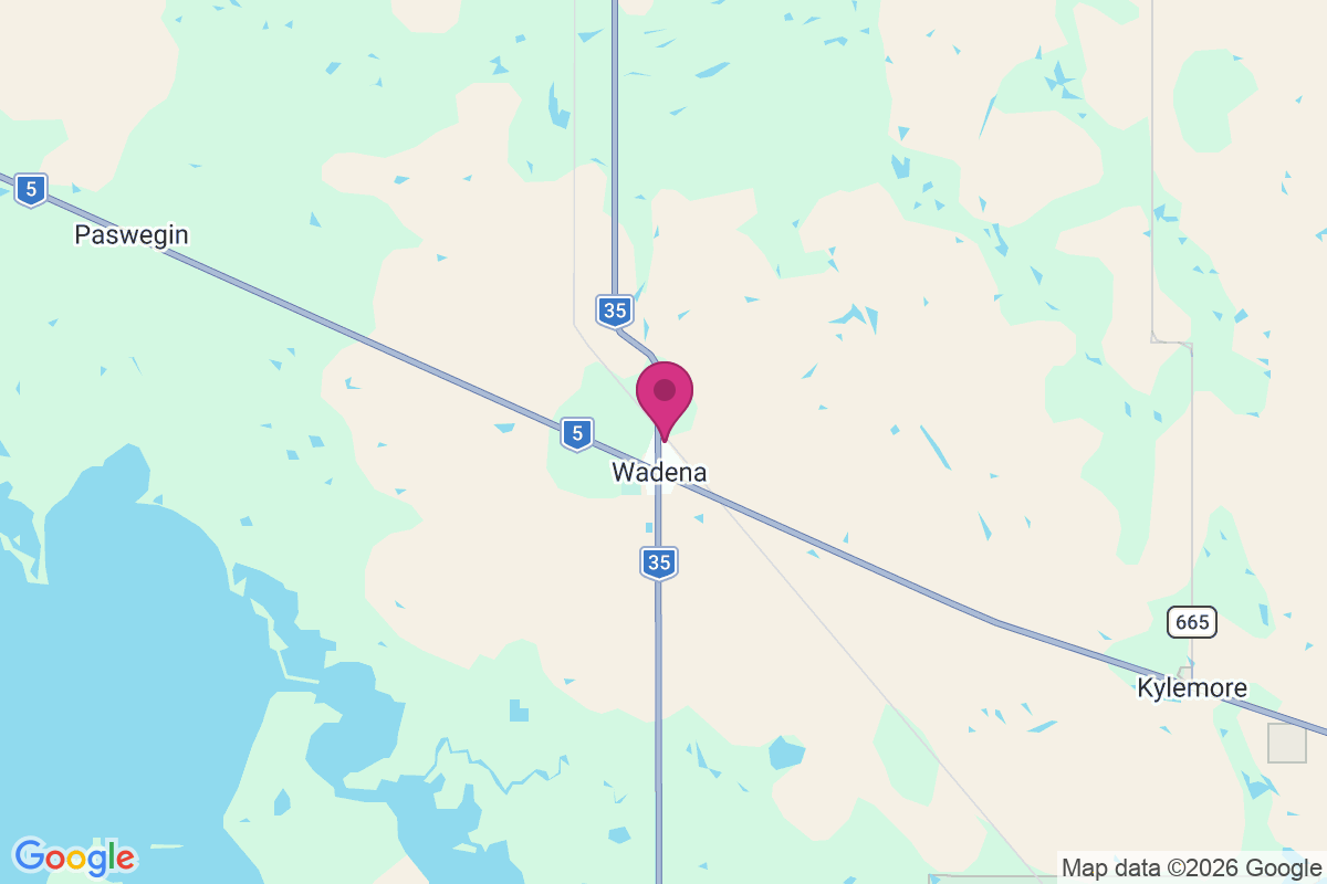 Wadena map