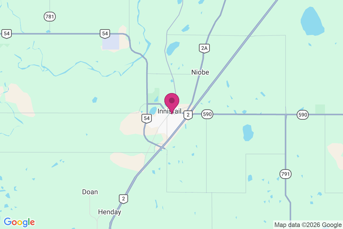 Innisfail map