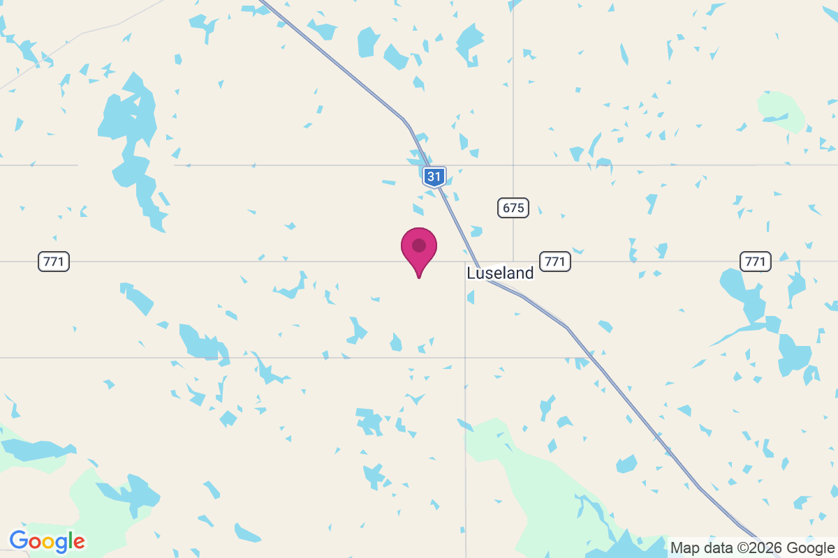 Luseland map