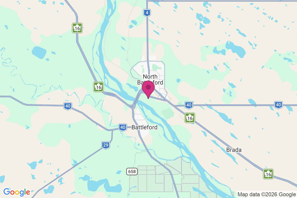 Battleford map