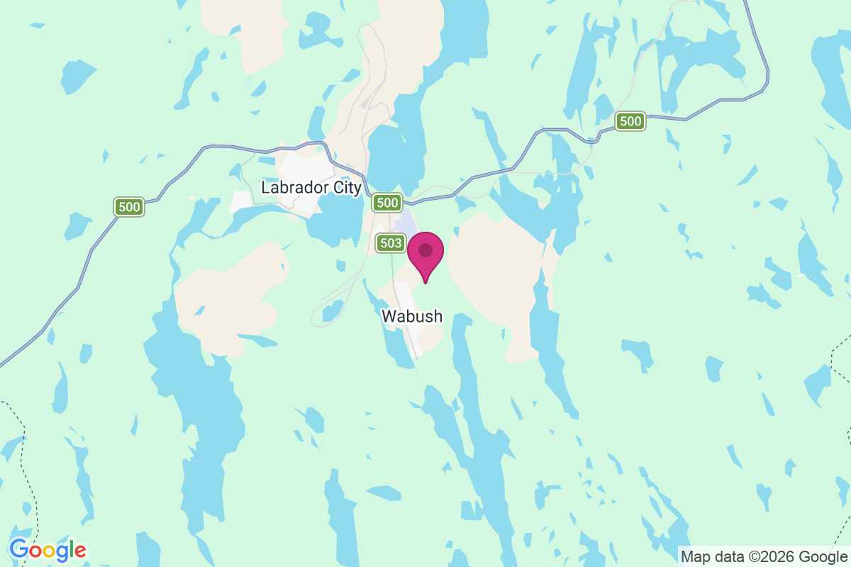Wabush map