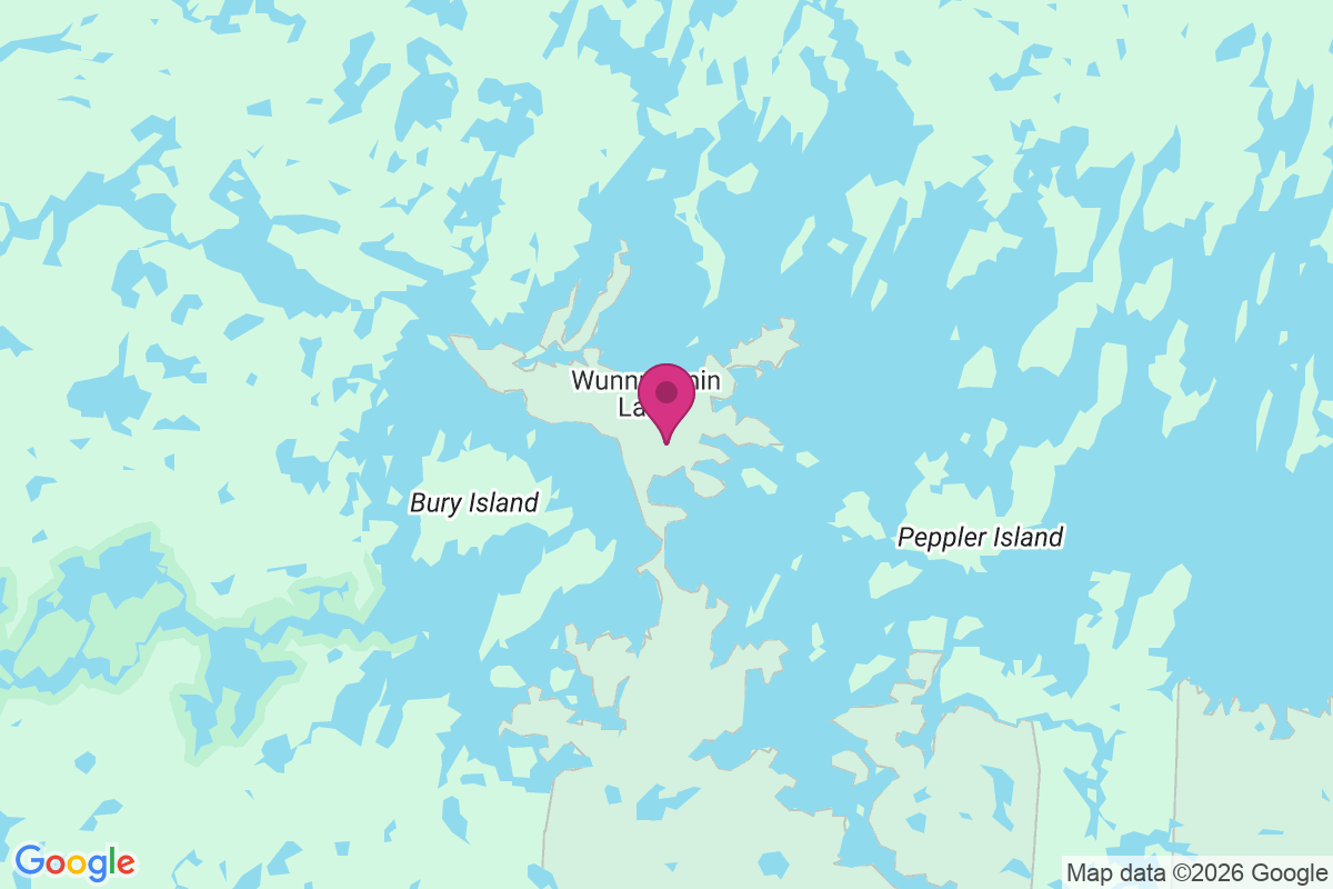 Wunnumin Lake map