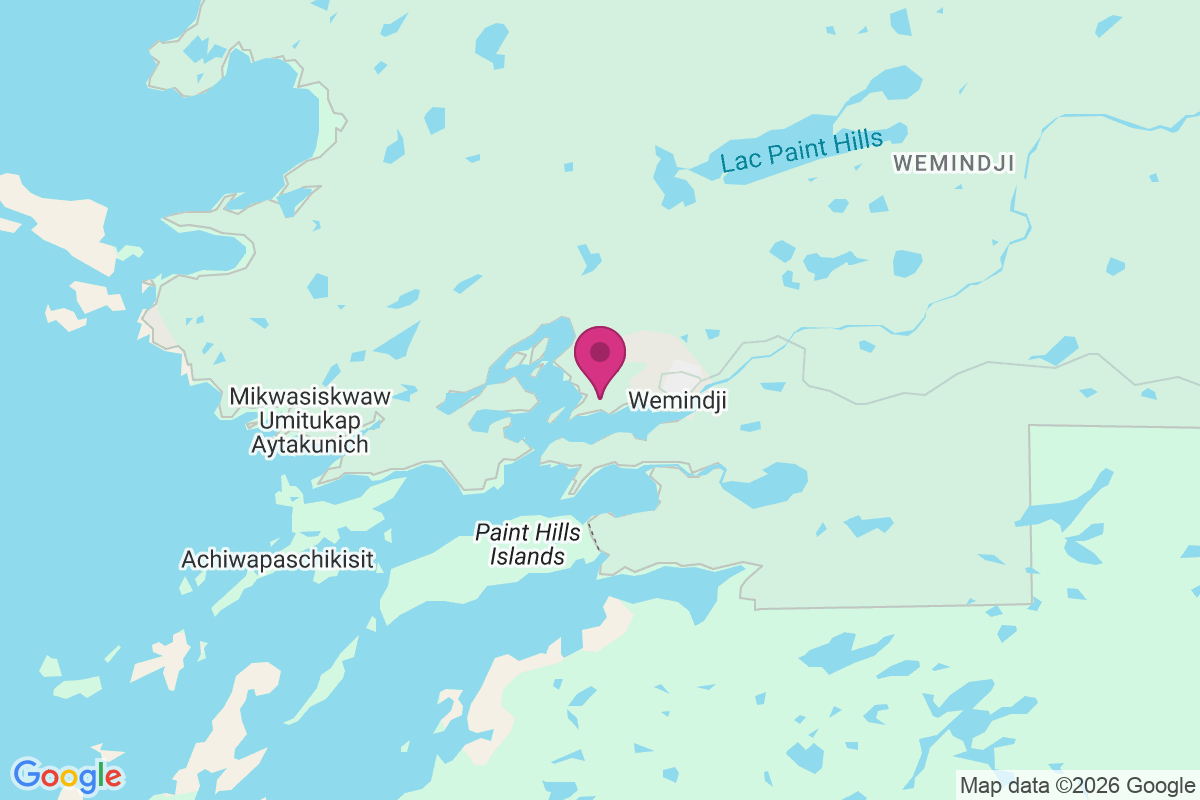 Wemindji map