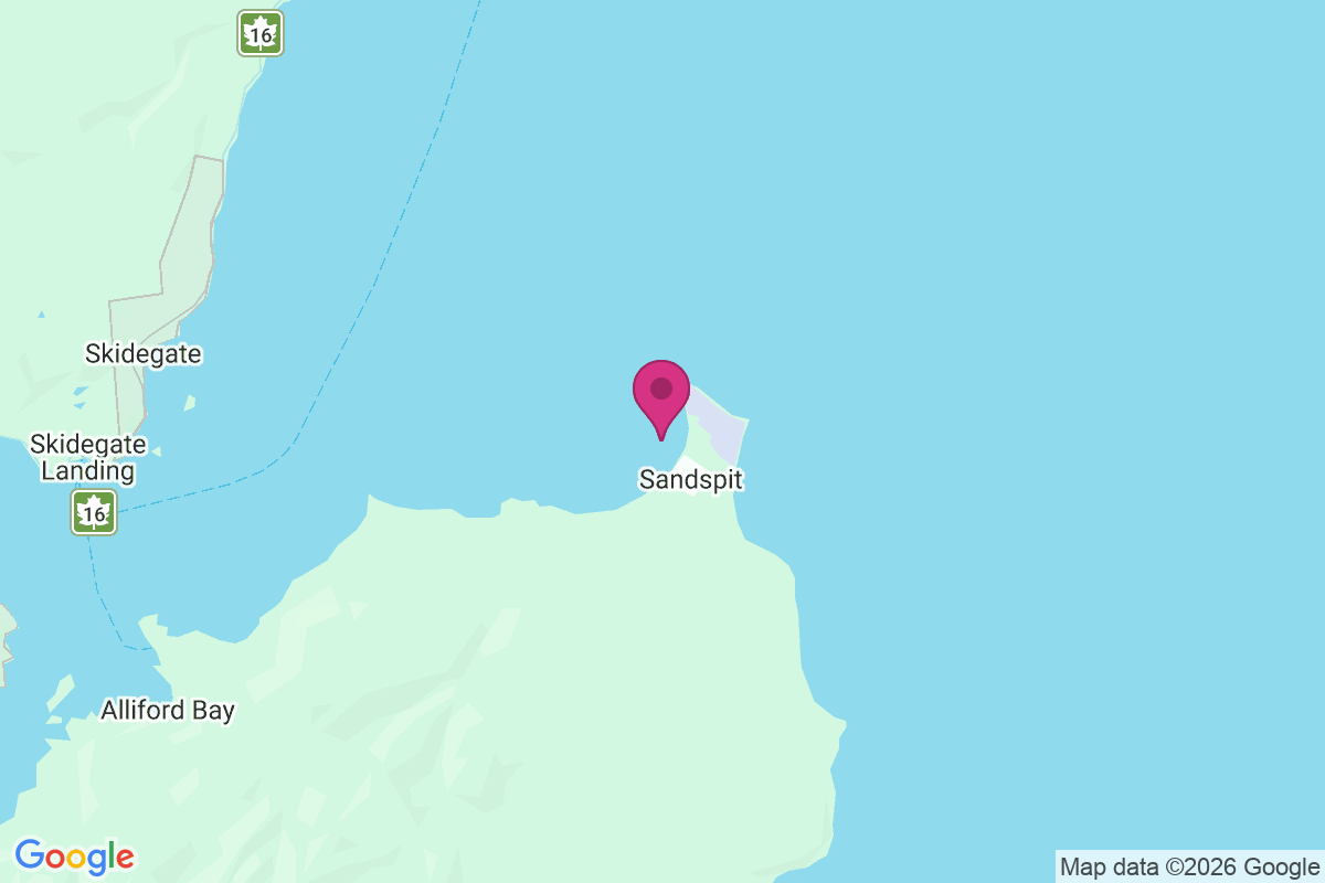 Sandspit map