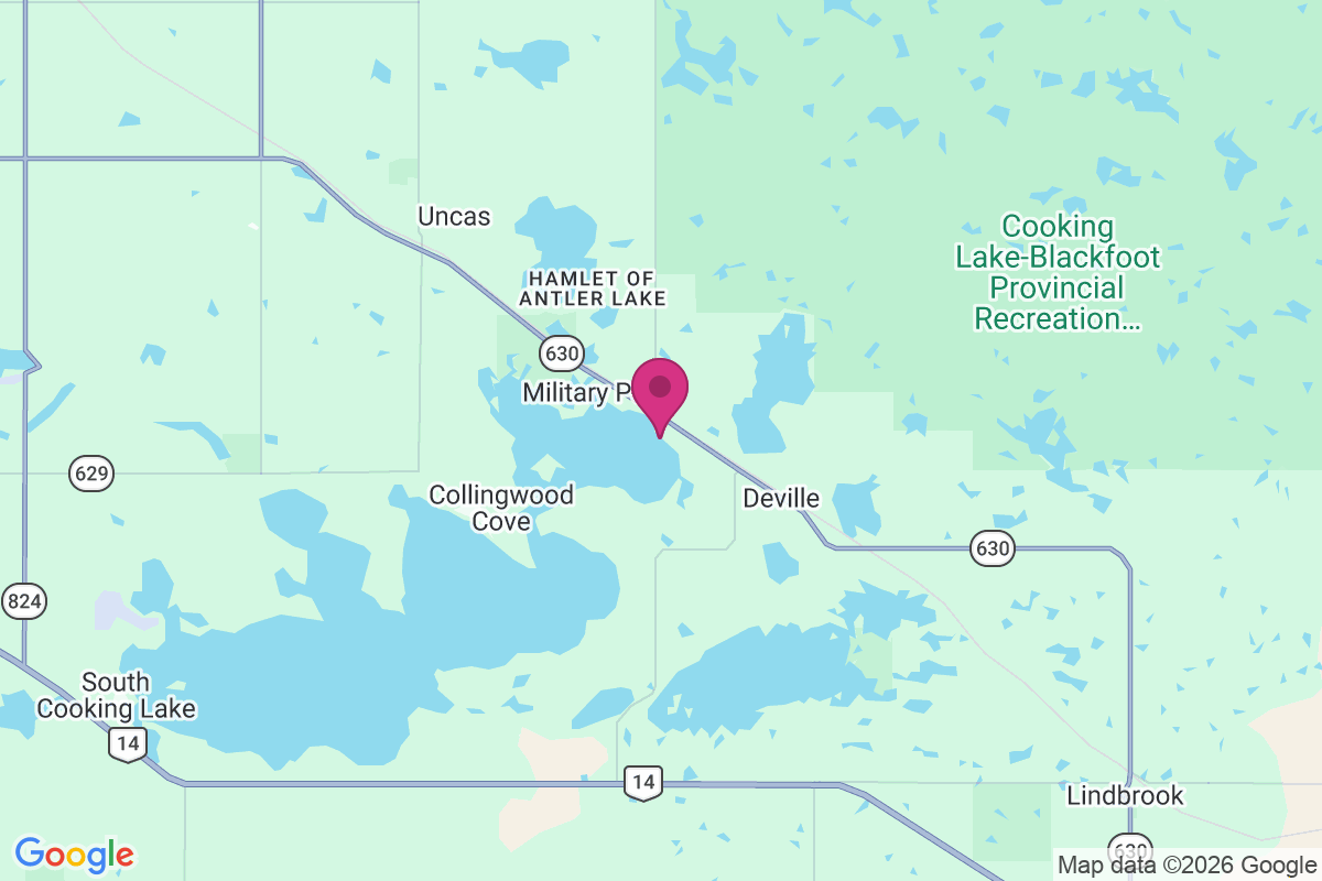 North Cooking Lake map