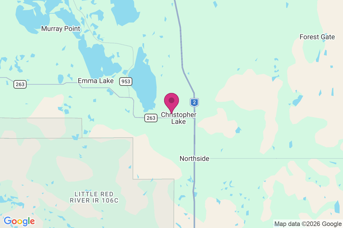 Christopher Lake map