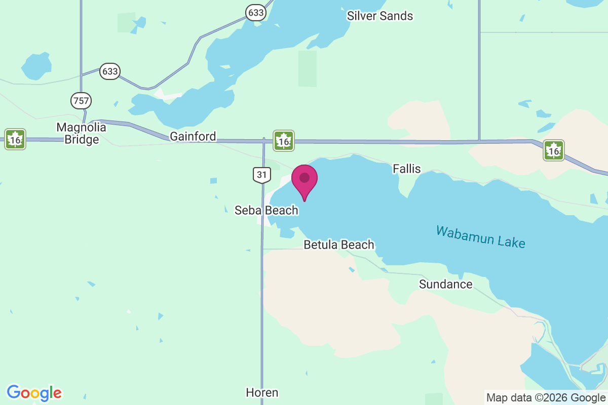 Seba Beach map