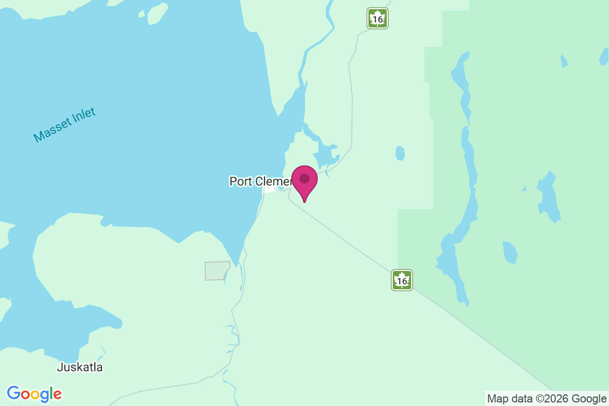 Port Clements map