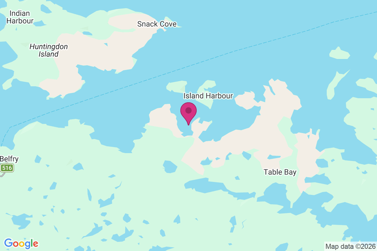 Hare Harbour map