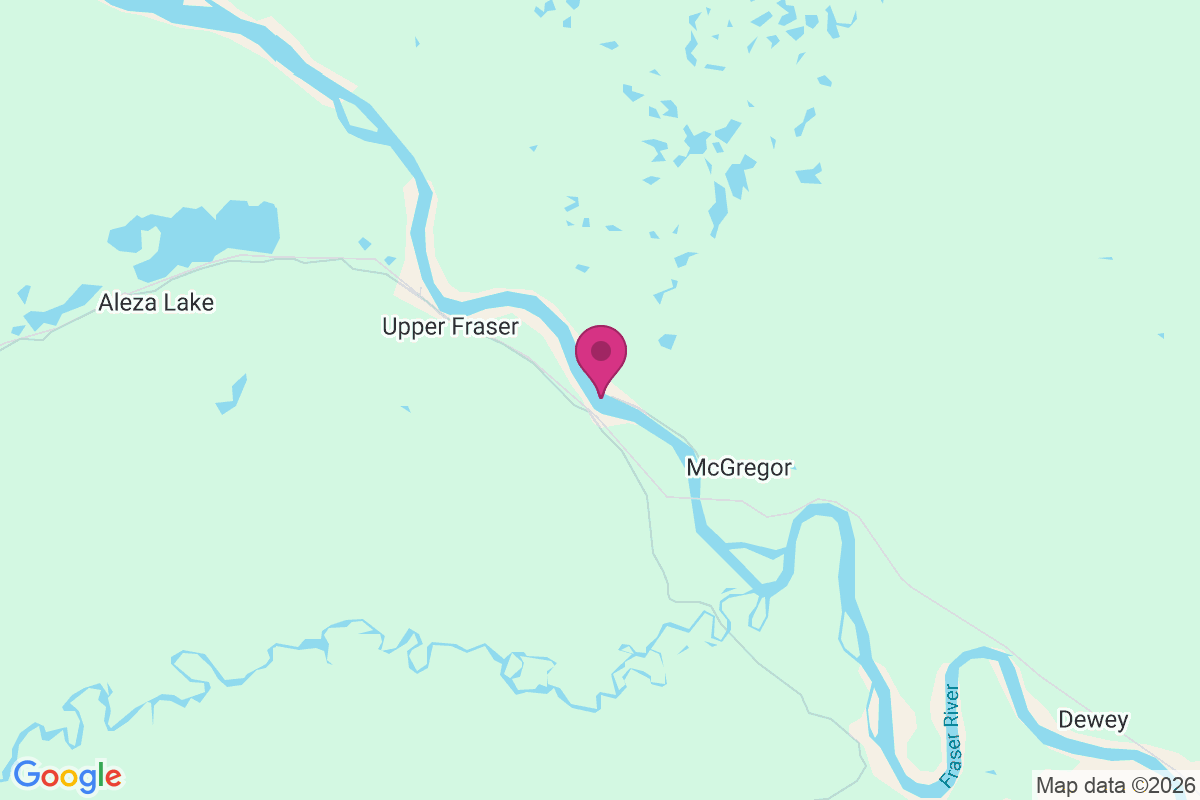 Upper Fraser map