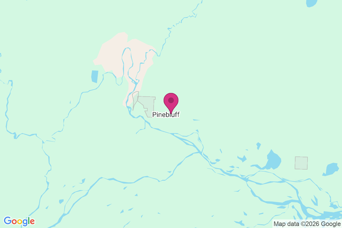 Pinebluff map
