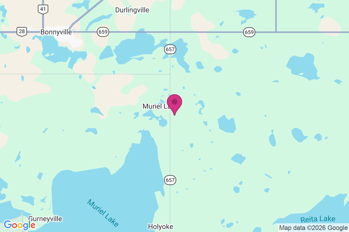 Muriel Lake map