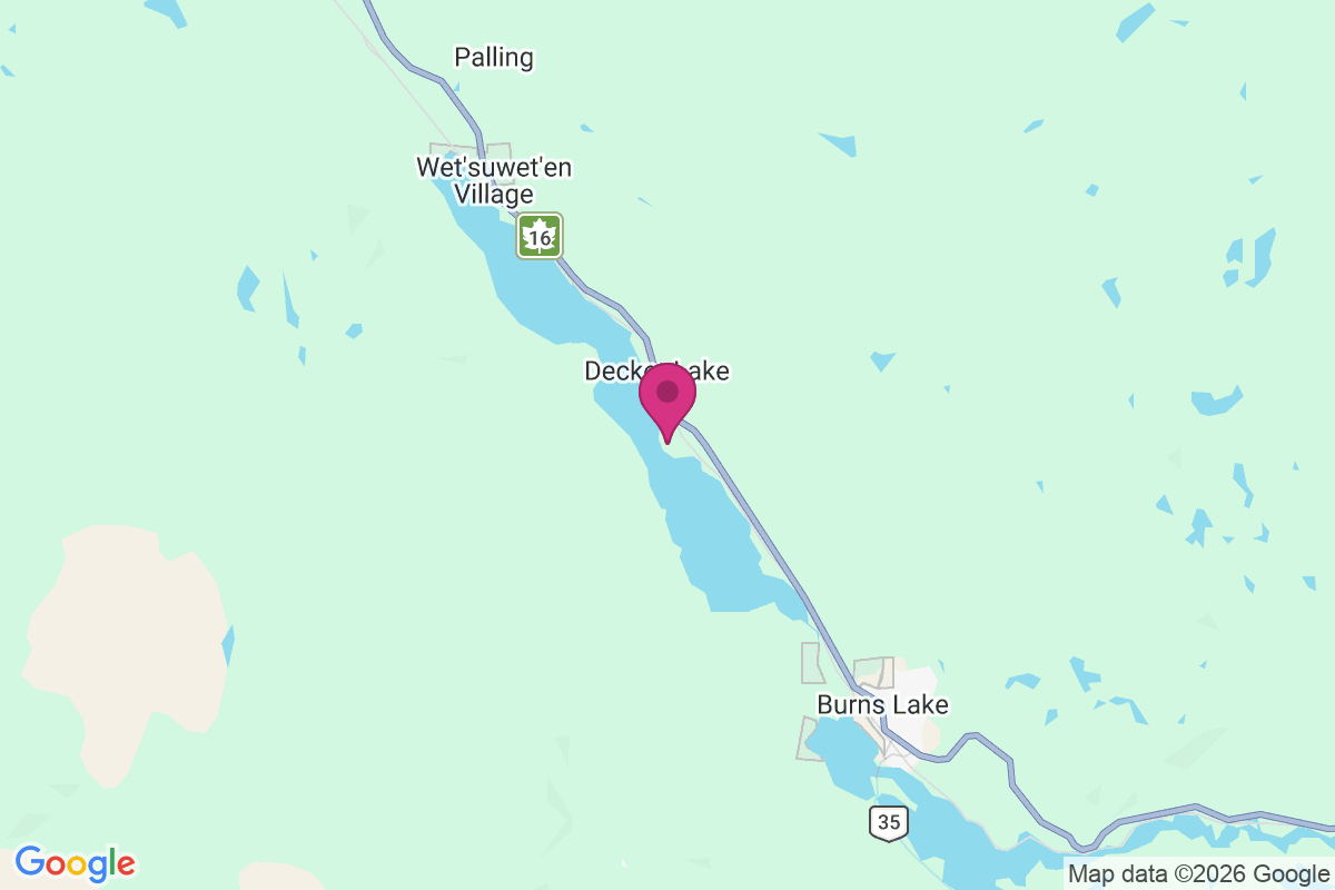 Decker Lake map