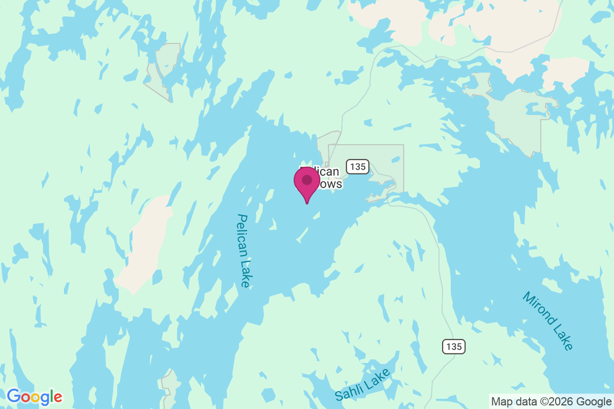 Pelican Narrows map