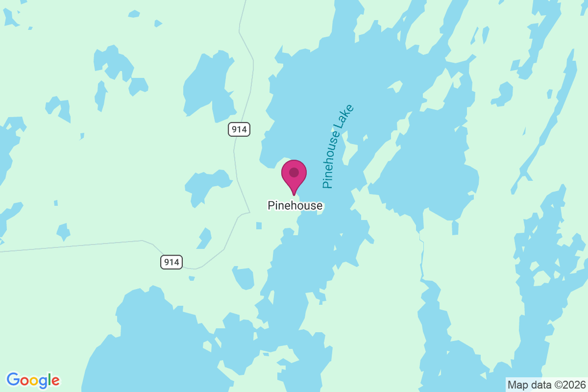 Pinehouse Lake map