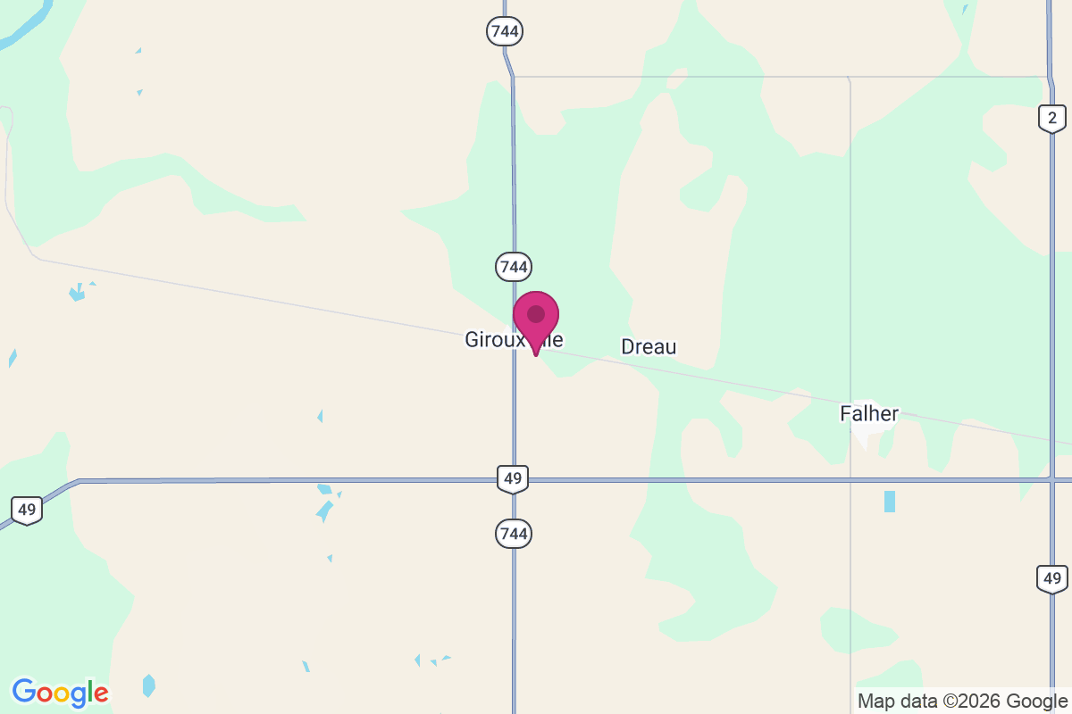Girouxville map