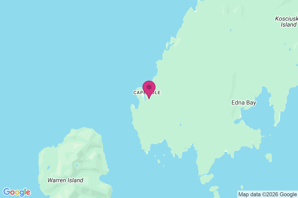 Cape Pole map