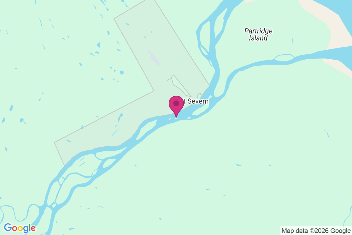 Fort Severn map