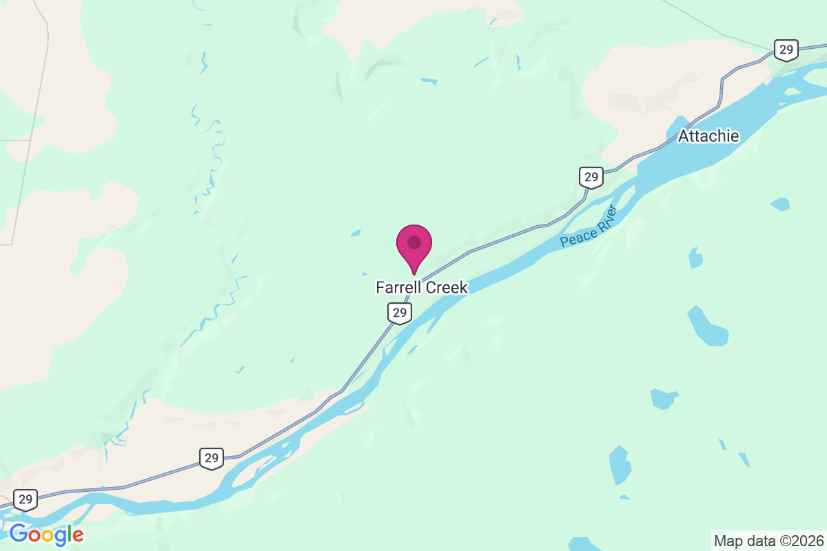 Farrell Creek map