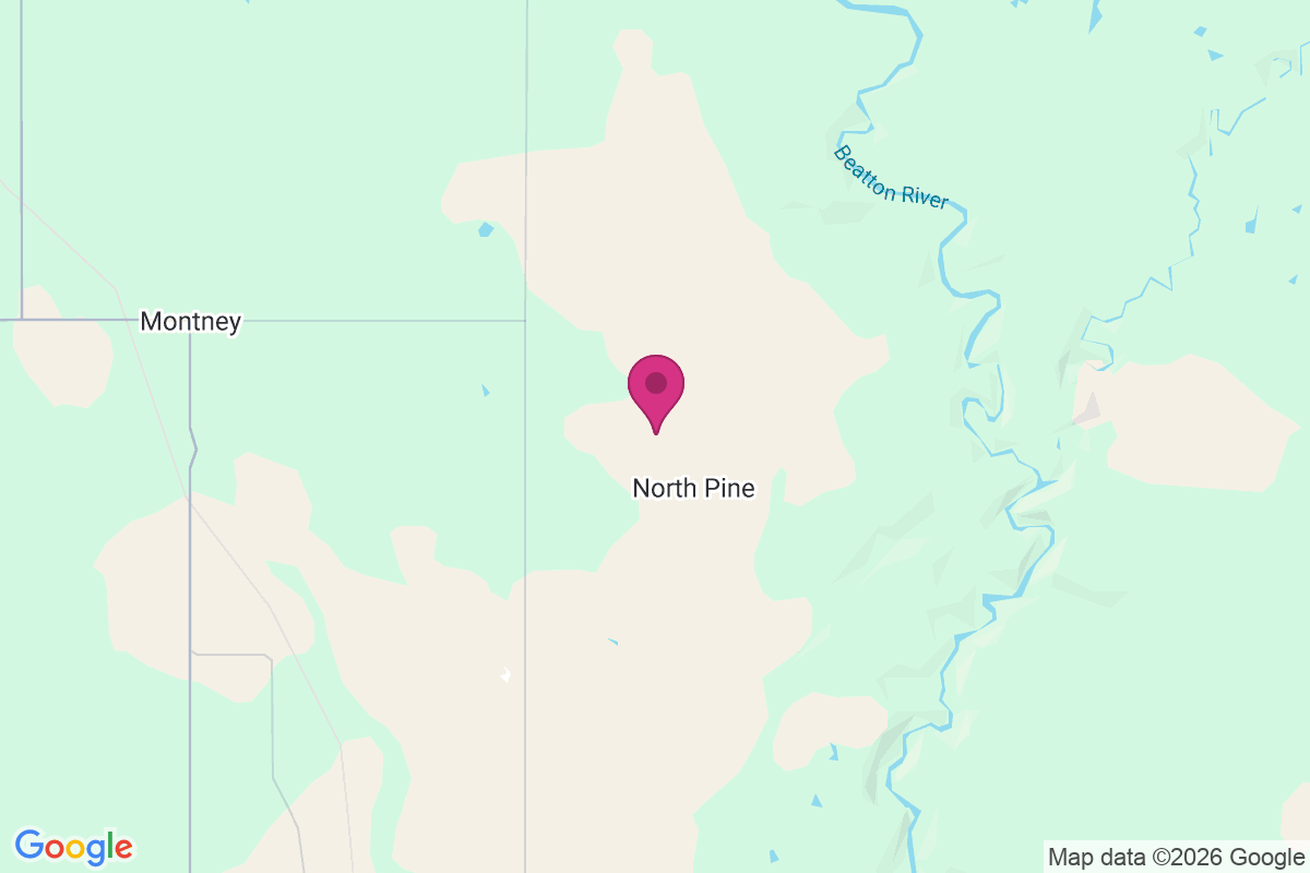 North Pine map