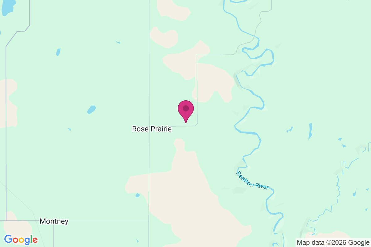 Rose Prairie map