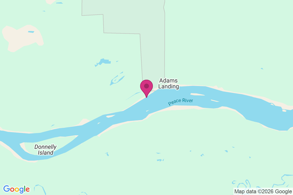 Adams Landing map