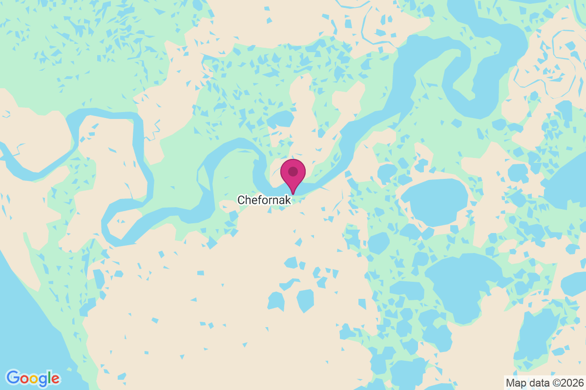 Chefornak map
