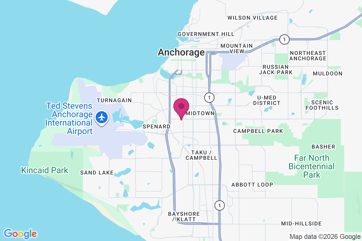 Spenard map
