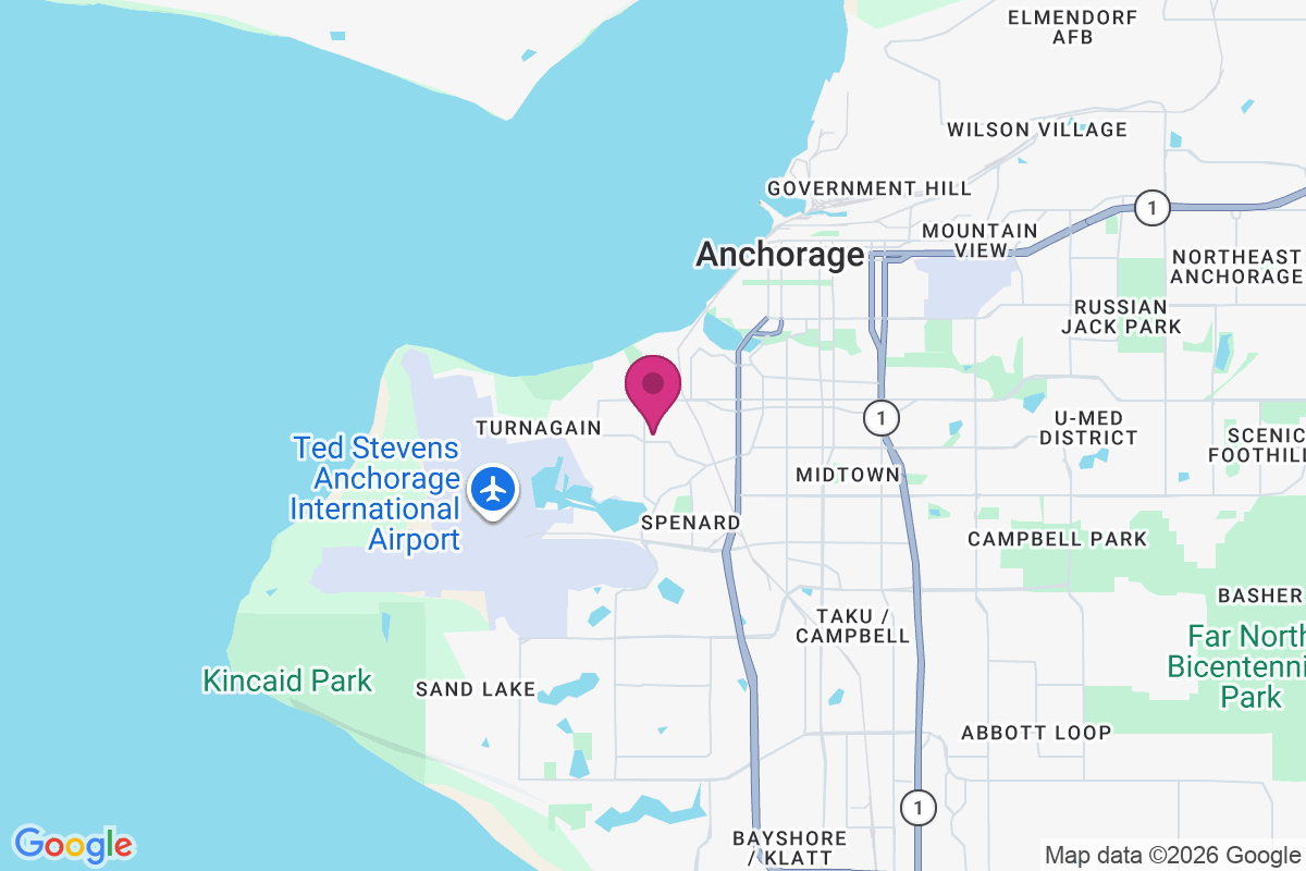 Turnagain Heights map