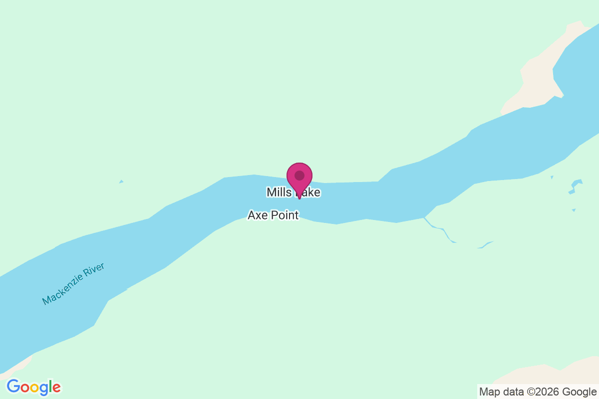 Mills Lake map