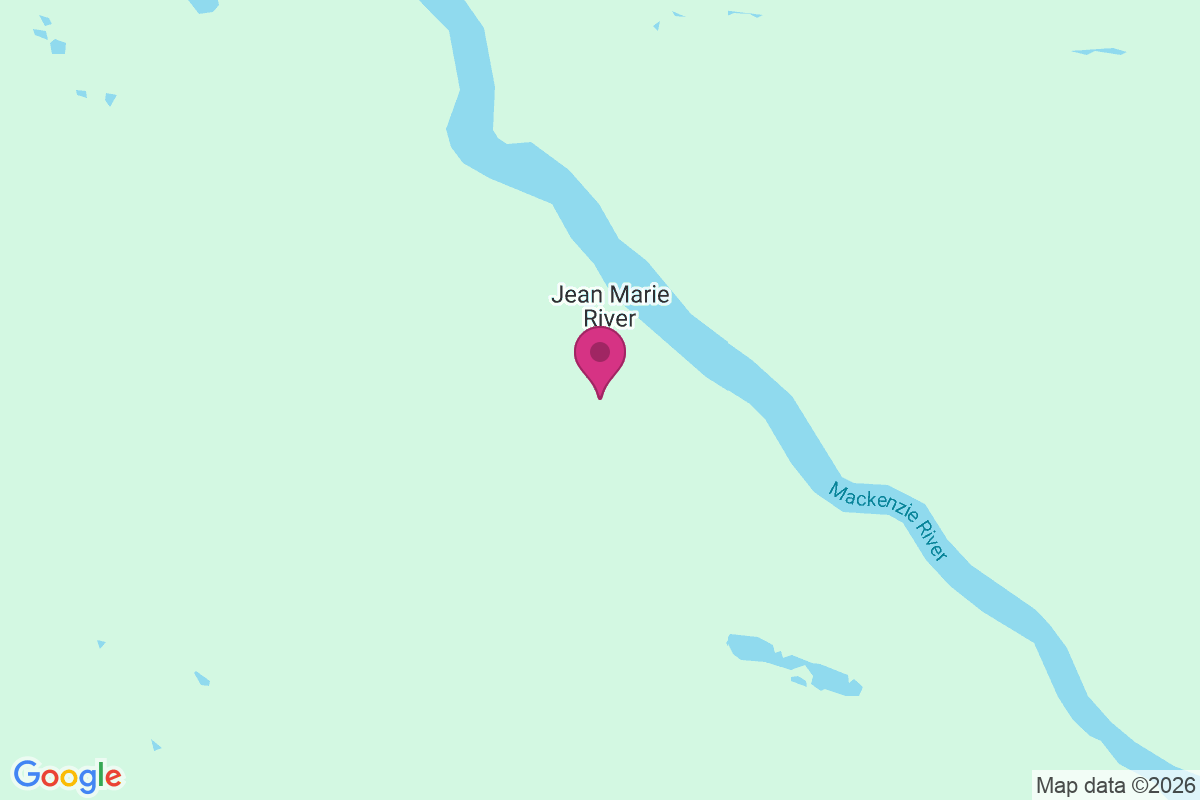 Jean Marie River map