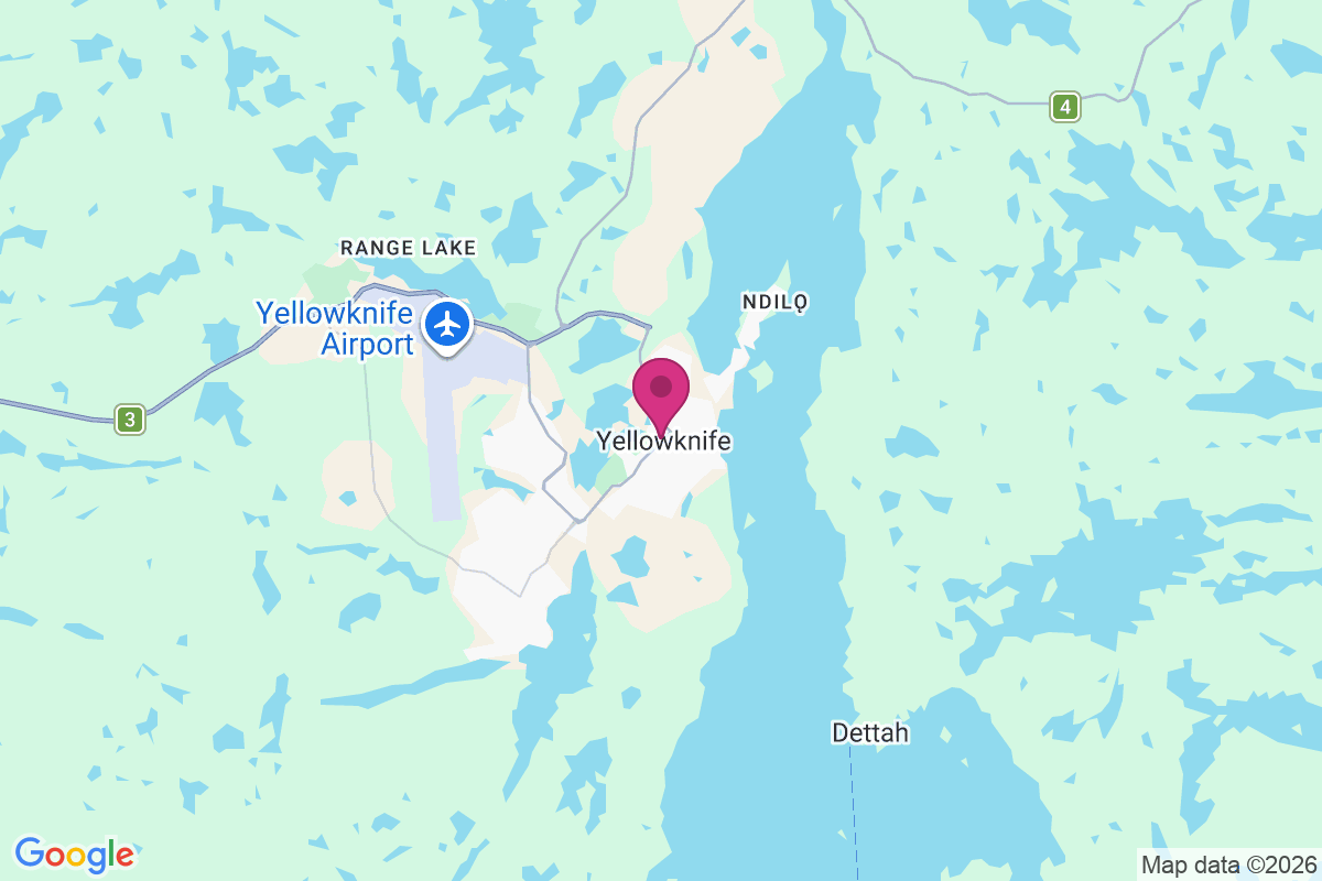 Yellowknife map