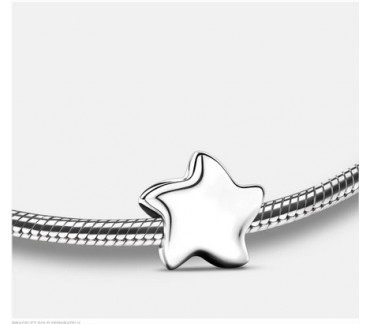 Bead: Angelic Star Silver - Rhodium Plated