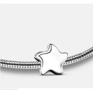 Bead: Angelic Star Silver - Rhodium Plated